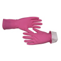 30cm Pink Household Latex Cleaning Gloves for Dish Washing